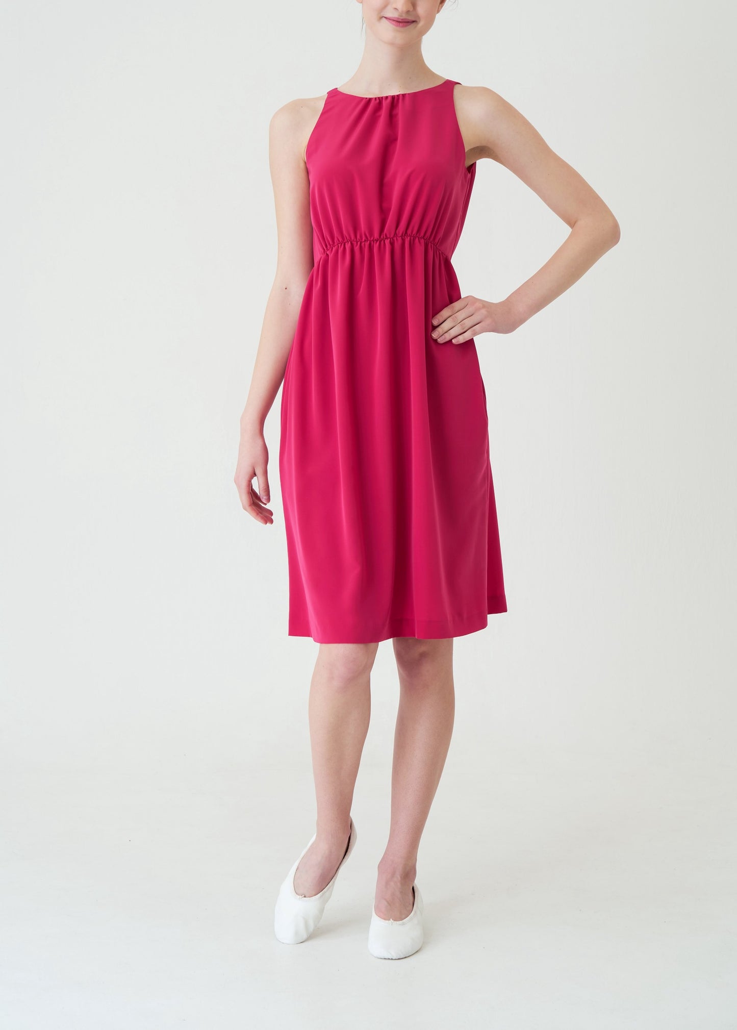 Crepe de chine dancer dress *Made to order