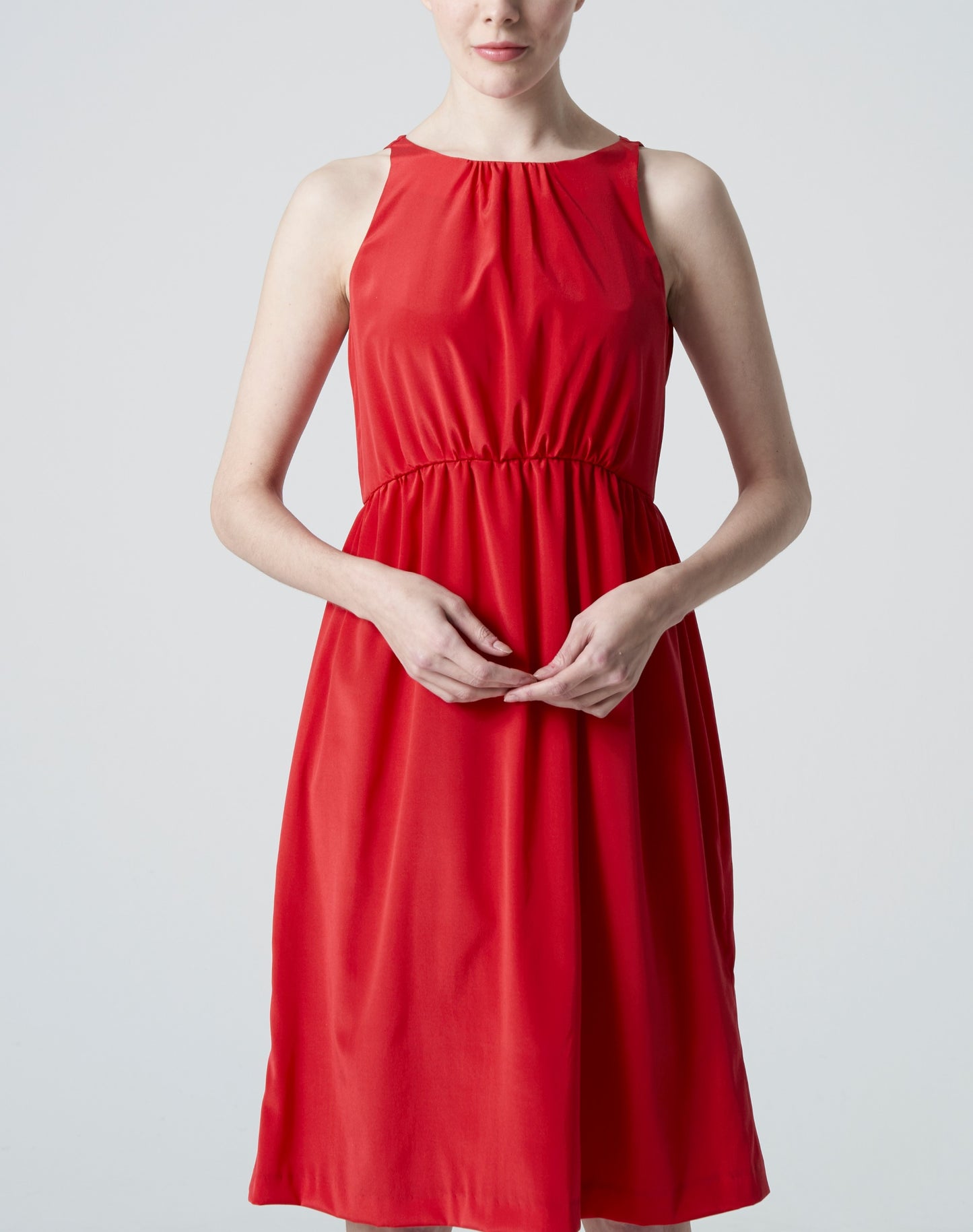 silk crepe de chine dancer dress