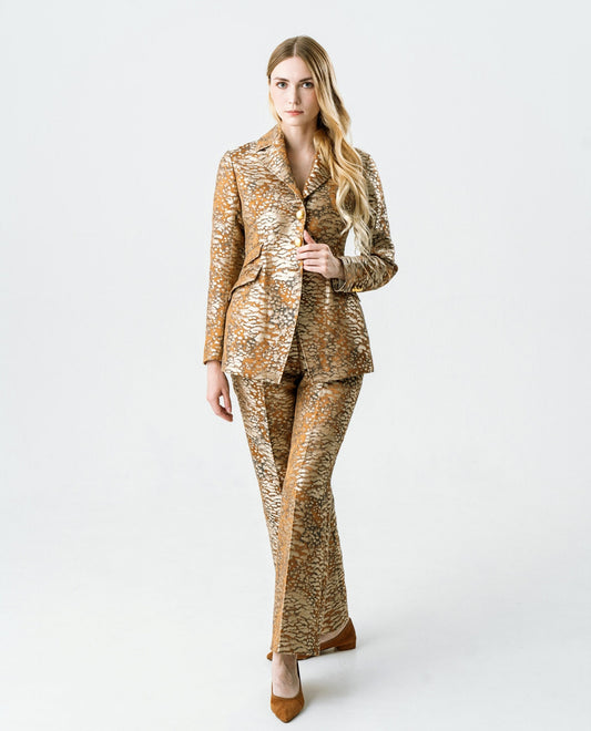 Tiger Eyes Jacquard Jacket