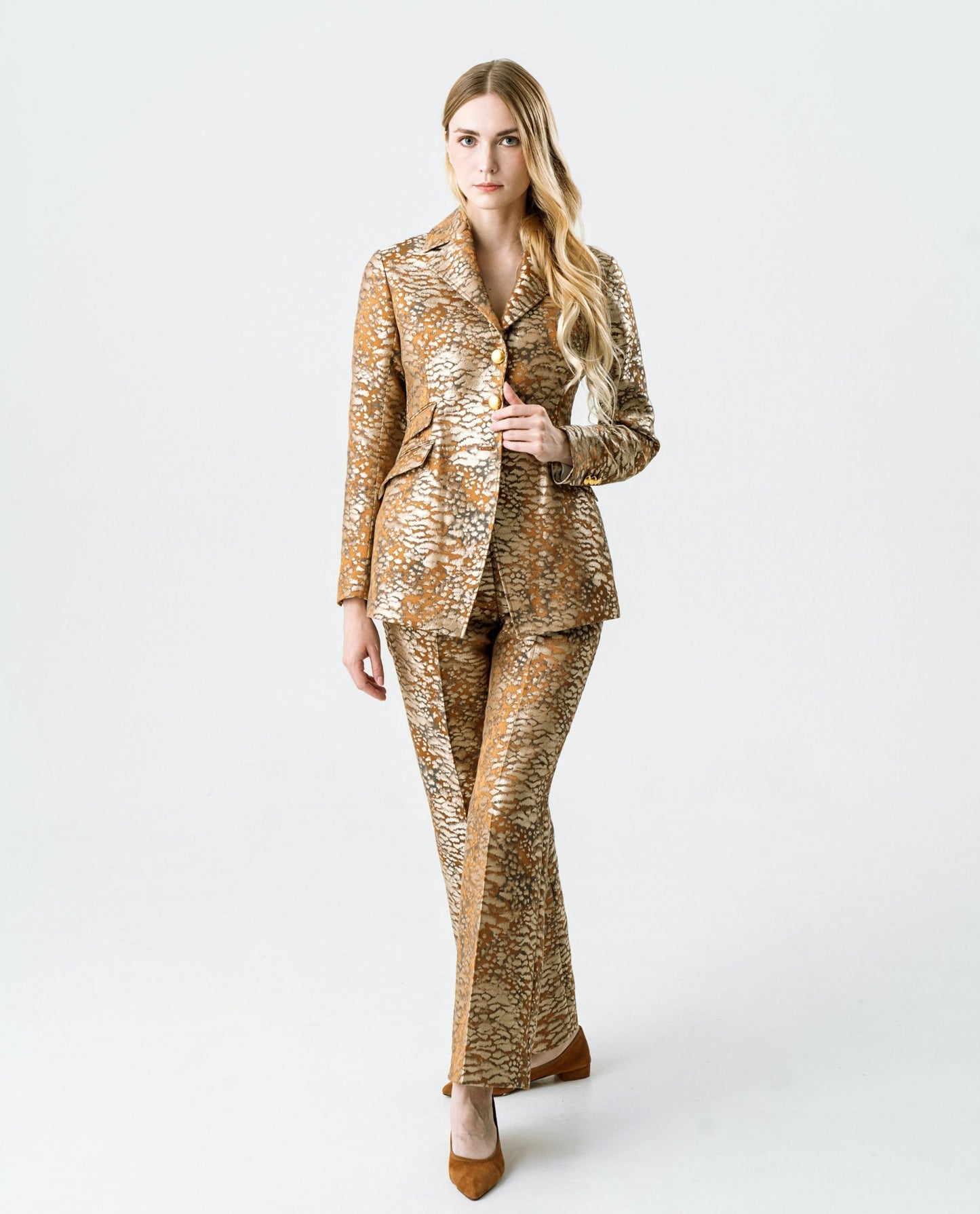 Tiger Eyes Jacquard Jacket